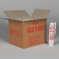 چسب آکواریوم مشکی G2100 استحکام بسته 24 عددی
