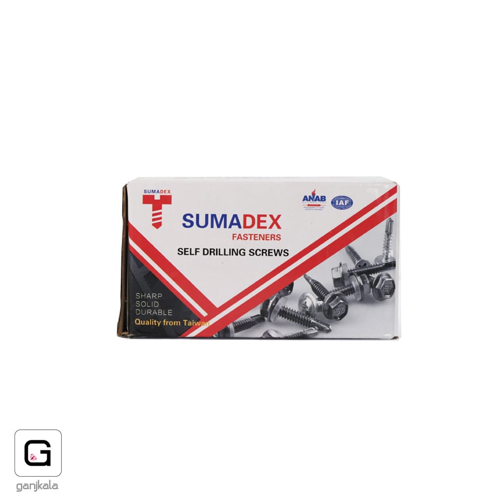 پیچ سرمته واشردار  13*4.2 SUMADEX