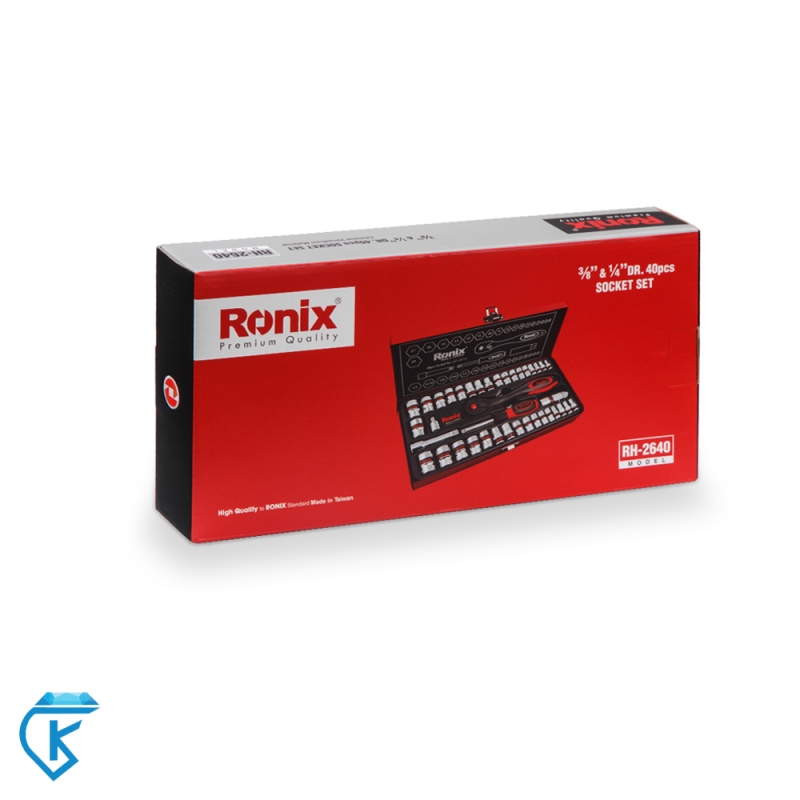 جعبه بکس 40 پارچه تایوان RH-2640 رونیکس ronix