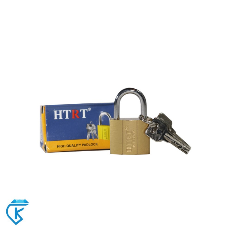 قفل آویز طلایی کلید سولکسی سایز ۳۸ HTRT